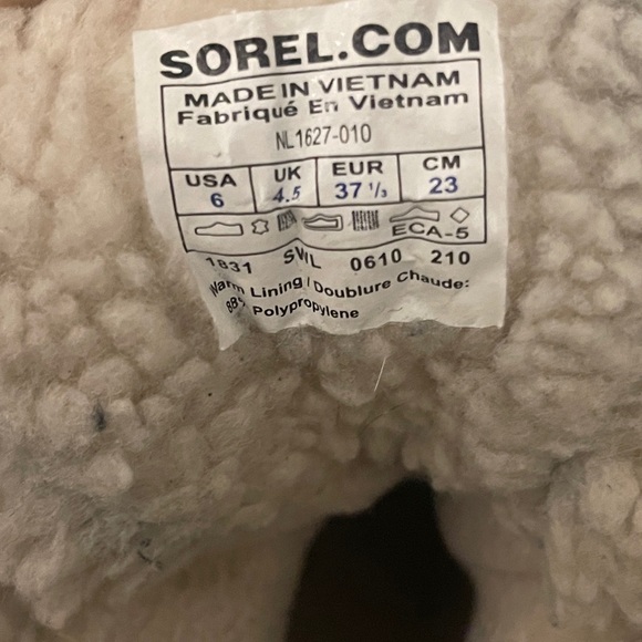 SOREL Tivoli Ankle Waterproof Duck Boots Women’s Size 6 EUC - Picture 5 of 6